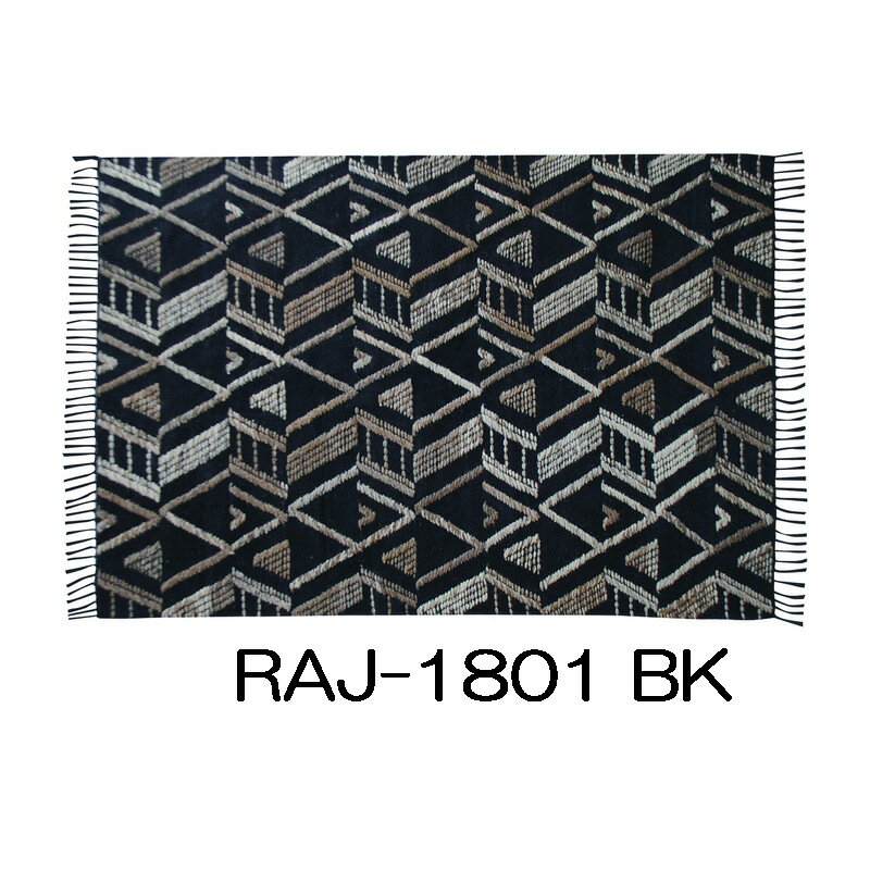 yiE労ӉizChO W RAJ-1801 BK/NV 190~240cm TANOTI 2019 Rug collection