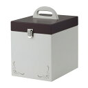 【直送品】ソーイングボックス 60151 W200×H295×D260mm インテリアデコレーションvol.60【ヘルシ価格】日用品雑貨 手芸 クラフト 裁縫道具 裁縫箱