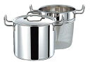 【直送品】ジオ・プロダクト パスタポット21cm GEO-21P 0675008 18-8ステンレス 2022 STAGE GIFT CATALOG 229シリ...