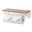 【直送品】トイレットペーパーホルダー ダブル ホワイト 41371 W31×D11×H9 POSH LIVING 2022 Collection 2022 New Item 291シリーズ【ヘルシ価格】日用品雑貨 生活雑貨 トイレ用品 トイレットペーパーホルダー