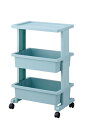 【直送品】リセ テーブルワゴン 3段 ブルー 0328123 450×300×715mm 2000g 2022 STAGE GIFT CATALOG 229シリ...