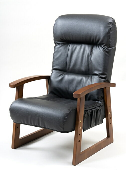 【直送品】木製肘付リクライニングチェア SWO107 55×64-93×83cm【ヘルシ価格】インテリア 家具 椅子 イス チェア ファニチャー