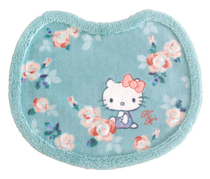 【直送品】トイレマット 55×60cm ピンク/ブルー ハローキティ グレース トイレタリ...