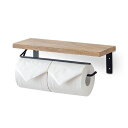 【直送品】トイレットペーパーホルダー ダブル ブラック 41283 W31×D11×H9 POSH LIVING 2022 Collection PARTS 291シリーズ【ヘルシ価格】日用品雑貨 トイレ用品 トイレットペーパーホルダー トイレ収納