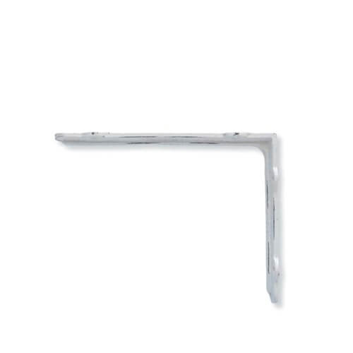 【2個セット】【直送品】アイアンブラケットL ホワイト/ブラウン 62182/62183 W4×D...