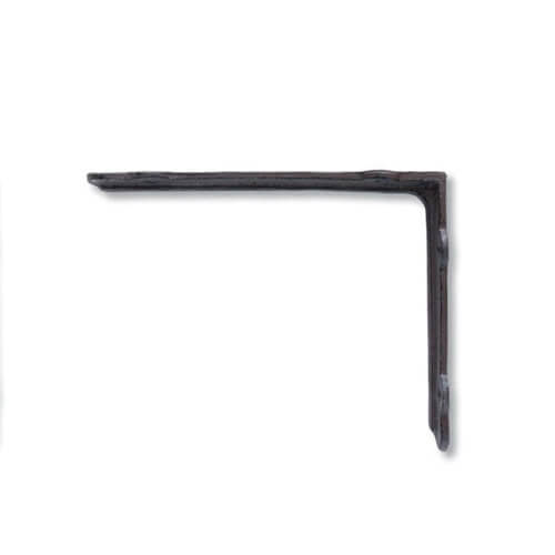 【2個セット】【直送品】アイアンブラケットL ホワイト/ブラウン 62182/62183 W4×D...