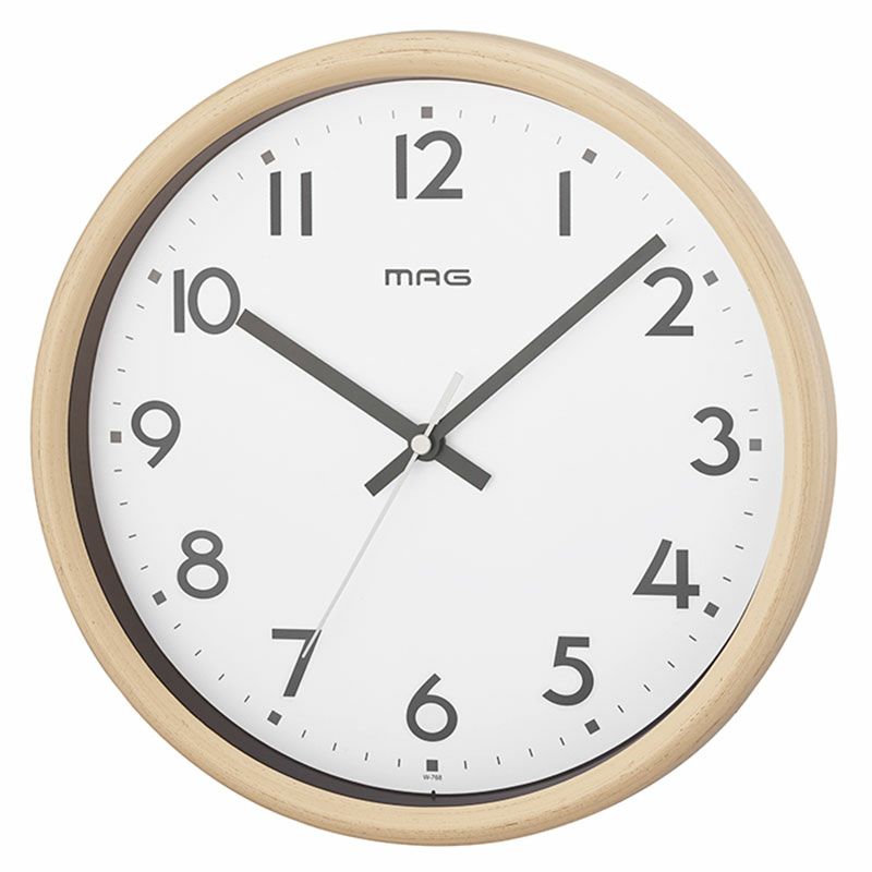【直送品】MAG マグ 電波壁掛け時計 トルテ W-768 IV-Z F 高さ278x横幅278x奥行48mm【ヘルシ価格】インテリア 置き時計・掛け時計 クロック 時間 [2]