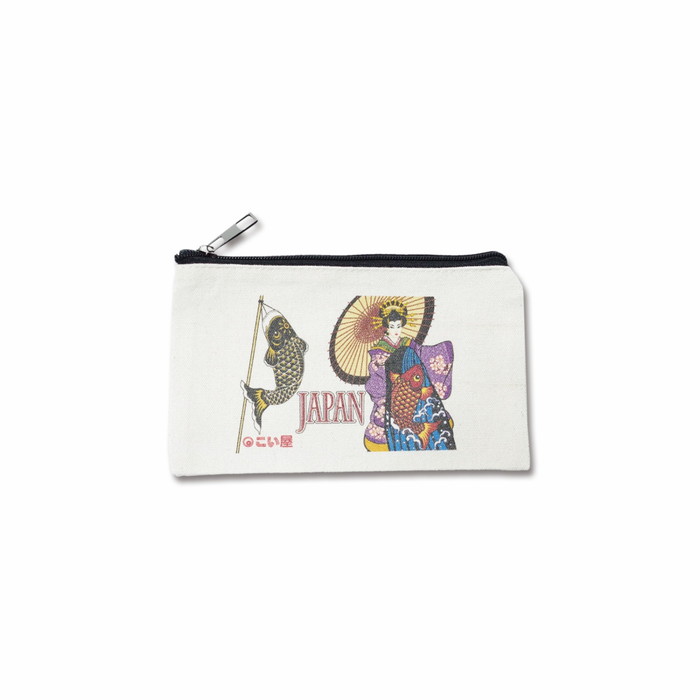 ヘルシー救急BOXの【2個セット】【直送品】キャンバスポーチ こい屋鯉三匹/富嶽鯉のぼり/花魁鯉のぼり/丸鯉鯉のぼり/レトロ鯉のぼり/日本地図鯉のぼり 高さ12cm×底幅20cm こい屋 Koinobori【ヘルシ価格】日用品雑貨 小物 生活雑貨 端午の節句｜アングル3