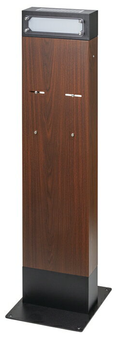 【直送品】ネームライト付ポストスタンド GALVA S24-0503 34W×40L×131H 組立式 SETO CRAFT 2024春夏 オリジナルカタログ 259シリーズ【ヘルシ価格】エクステリア ガーデンファニチャー 玄関・門用エクステリア ポストスタンド