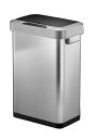 【直送品】ホライゾン センサービン 45L EK9262MT-45L シルバー/ホワイト 26.8×39×59.8cm【ヘルシ価格】インテリア ゴミ箱 ダストボックス くずかご ゴミ入れ(3)