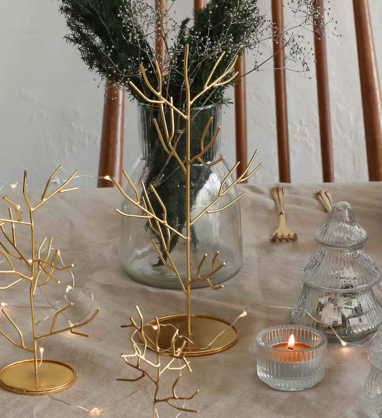 【直送品】アクセサリースタンド ツリー LLサイズ inbloom インブルーム 92350026 w160×D150×H240mm Cr..