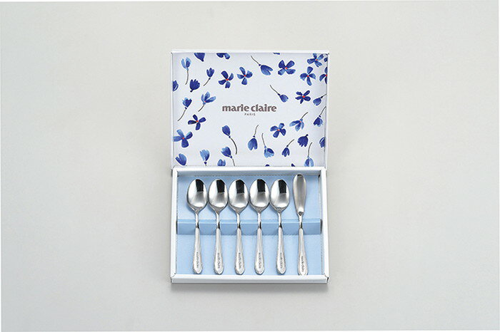 【直送品】マリ・クレール モーニングセット6pc MC-124 コーヒースプーン：5、バターナイフ：1 2024 STAGE GIFT CATALOG【ヘルシ価格】キッチン用品 食器 カトラリー テーブルウェア(3.0)
