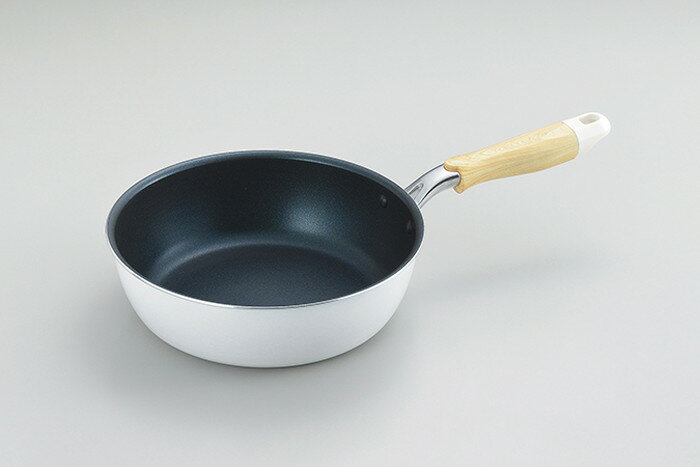 IH爐用 - 【直送品】ナチュラプラス IH対応深型フライパン22cm NRP-03 405×235×110mm 510g 2024 STAGE GIFT CATALOG【ヘルシ価格】キッチン用品 調理器具 フライパン 料理 クッキング