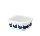 【直送品】Plune. ホーロースクエアストッカーL ミミココモモ/あかいちご/レモン PSS-402/PSS-401/PSS-403 163×163×62mm 2024 STAGE GIFT CATALOG【ヘルシ価格】キッチン用品 保存容器 調味料入れ キャニスター