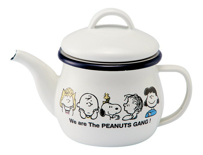 【直送品】スヌーピー ホーローティーポット SNJ-2306 180×106×125mm 2024 STAGE GIFT CATALOG【ヘルシ..