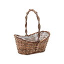 【2個セット】【直送品】ガーデンバスケット オーバルS 11606 W17.5×D12×H22.5(9) POSH LIVING 2024 Collection【ヘルシ価格】インテリア インテリア小物 かご 籠 バスケット 小物入れ