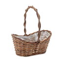 【直送品】ガーデンバスケット オーバルM 11607 W22.5×D16×H26.5(11.5) POSH LIVING 2024 Collection【ヘルシ価格】インテリア インテリア小物 かご 籠 バスケット 小物入れ