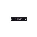 【2個セット】【直送品】サインプレート TOILET/REST ROOM/STAFF ONLY ブラック/アンティークゴールド/ホワイト 63951/63952/63953/63954/63955/63956/63957/63958/63959 W8×D0.2×H2 POSH LIVING 2024 Collection【ヘルシ価格】