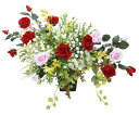 【直送品】エデンローズ 2540A120 W58×D33×H40cm 光触媒人工植物 光の楽園 2025【割引不可品】インテリア 人工観葉植物 アートフラワー ...