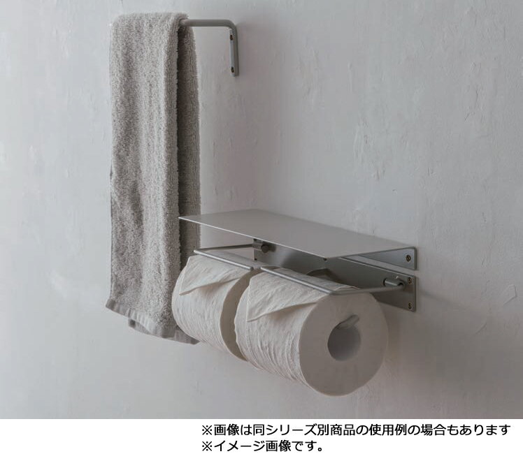 【直送品】シェルフL ウォームグレー 64009 W30×D10×H2.4 POSH LIVING Collection 2025【ヘルシ価格】トイレ用品 サニタリー収納 サニタリーシェルフ おしゃれなトイレ