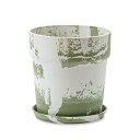 【直送品】アーバンプランツポット φ26.5×H28 81144 ミルク&ピスタチオ/81145 ミルク&カシス/81146 キャロット&ミルク/81147 クリーム POSH LIVING Collection 2025【ヘルシ価格】インテリア 観葉植物 ガーデン ガーデニング 植木鉢