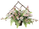 【直送品】壁掛けミニローズP 2555A48 W36×D20×H27cm 光触媒人工植物 光の楽園 2025【割引不可品】インテリア 人工観葉植物 アートフラワ...