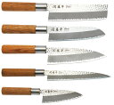 【直送品】関藤平Classic 5点セット 菜切・三徳・刺身・出刃・小出刃 32072 菜切包丁165mm 三徳包丁165mm 刺身包丁180mm 出刃包丁16...