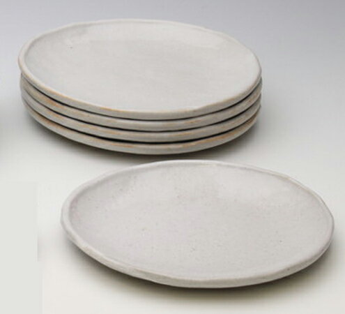 Oval Dishes - 【直送品】志野 楕円多用皿揃 20.7×17cm 88858 舞陶館 BUTOUKAN【ヘルシ価格】キッチン用品 食器 皿 長皿 プレート 和食器