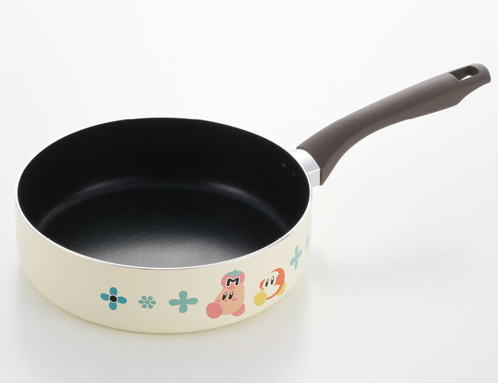 Ih Compatible - 【直送品】星のカービィ IH対応アルミフライパン24cm KBY-03 436×242×105mm 686g 深さ65mm 2025 STAGE GIFT CATALOG 229シリーズ【ヘルシ価格】キッチン用品 調理器具 フライパン 料理 クッキング キャラクター