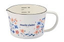 【直送品】マリクレール fleurette フルレット ホーローメジャーカップ・S MCY-07 140×100×70mm 210g 450ml 2025 STAGE GIFT CATALOG 229シリーズ【ヘルシ価格】キッチン用品 調理器具 料理 クッキング 計量 メジャーカップ
