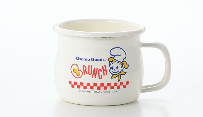 【直送品】OSAMU GOODS ブランチホーローマグカップ OG-22 120×95×75mm 170g 380ml 2025 STAGE GIFT CA..