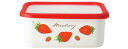 【直送品】ストロベリー 深型角容器L STB-DL 200×160×80mm 480g 1950ml 2025 STAGE GIFT CATALOG 229シリーズ【ヘルシ価格】キッチン用品 調理器具 料理 クッキング 保存容器 キャニスター