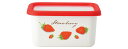 【直送品】ストロベリー 深型角容器S STB-DS 145×95×75mm 250g 700ml 2025 STAGE GIFT CATALOG 229シリーズ【ヘルシ価格】キッチン用品 調理器具 料理 クッキング 保存容器 キャニスター