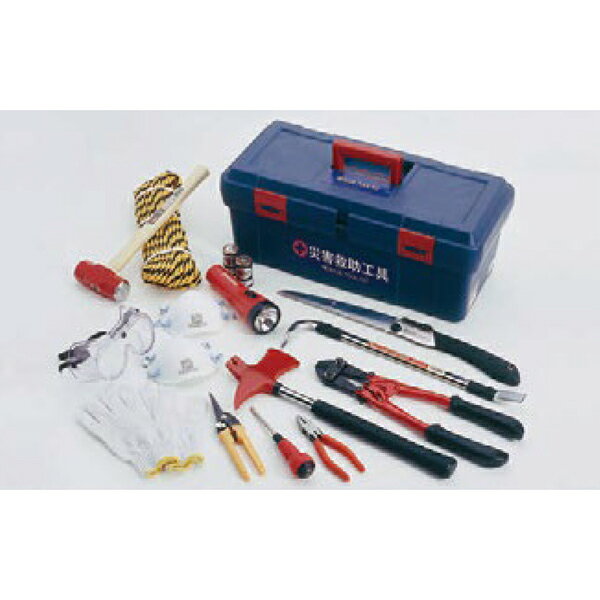 【直送品】レスキューツールキット RS-120 00009617 災害救助工具セット KAKURI ツールセレクション16(..