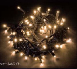 大感謝価格 LED-PL-100-10M-Ww ウォームホワイト 送料無料 直送品。代引・・同梱・返品・キャンセル・割引不可 径5mm拡散型LED・超防滴仕様(屋内・屋外仕様)