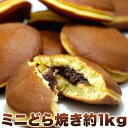 【訳あり スイーツ】【楽天倉庫直送】しっとり柔らか粒あんたっぷり 訳あり もっちりミニどら焼き どっさり1kg【注文から1か月程度で出荷】