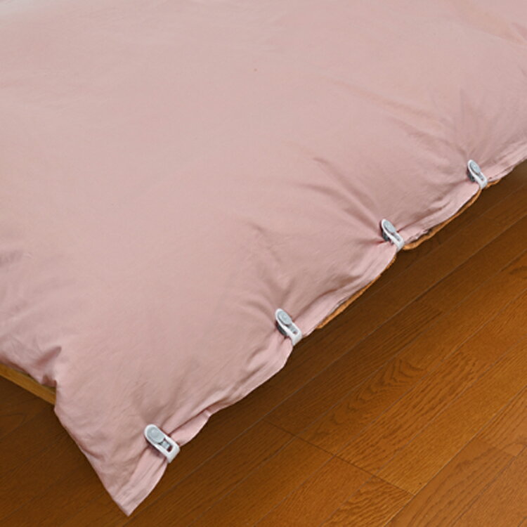 【ネコポス】布団のズレ防止クリップ12コ組【ヘルシ価格】 布団ズレ留め 布団ズレ止め 掛け布団固定 クリップ