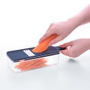 【楽天倉庫直送品】逸品物創 スライサー7点セットピーラー付【ヘルシ価格】 キッチン用品 千切り 平切り おろし ピーラー 安全ホルダー ケース付き 燕三条