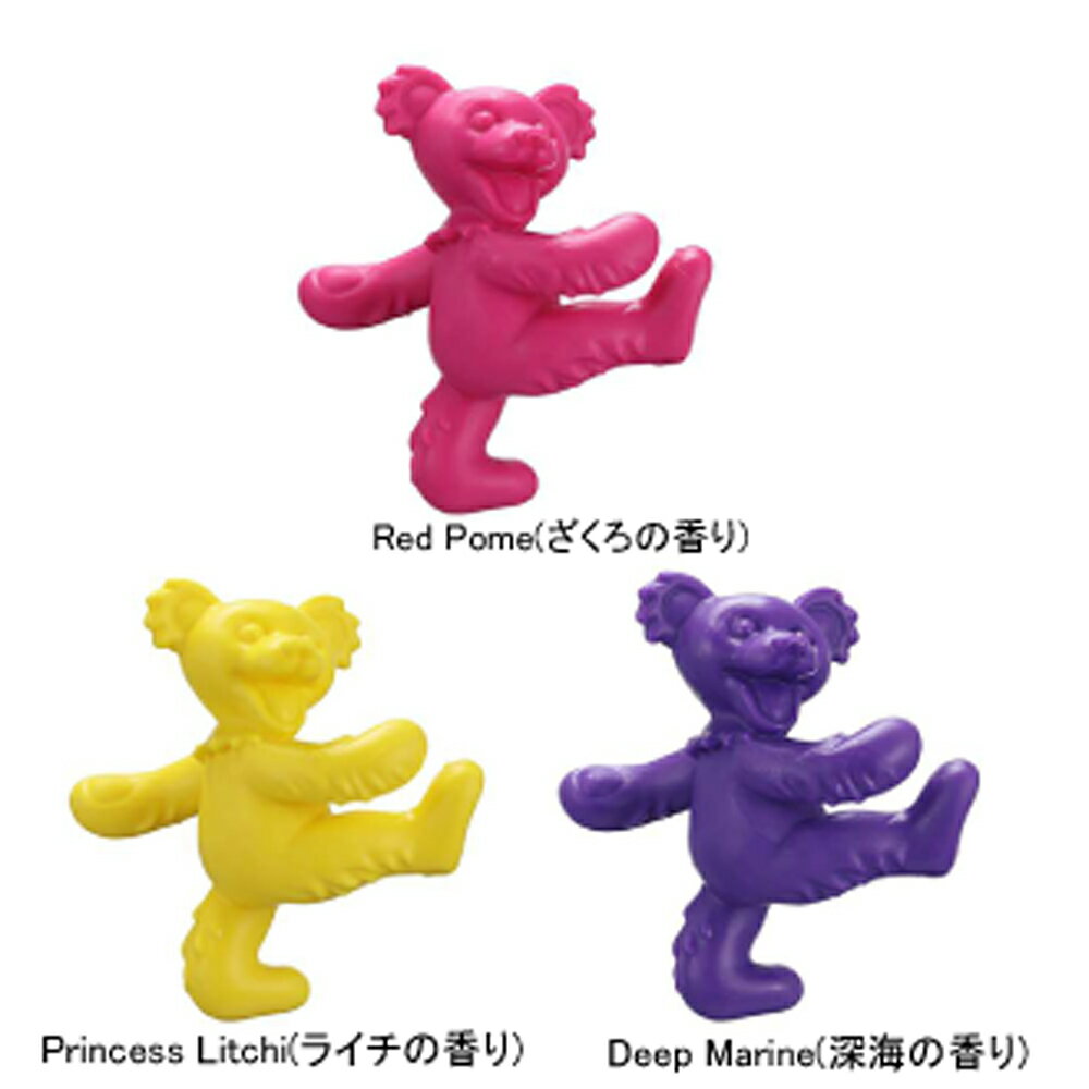 【3個セット】グレイトフルデッド ダンシングベアー カークリップ＆ハンギング エアフレッシュナー Red..