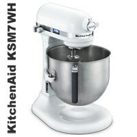 【直送品】【ヘルシ価格】キッチンエイド スタンドミキサー KSM7WH（ホワイト）