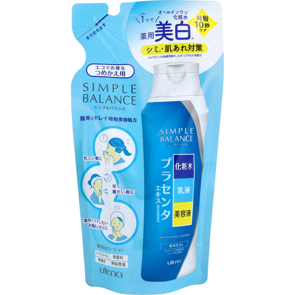 シンプルバランス 薬用美白ローション つめかえ用 200mL（医薬部外品） 【楽天倉庫直送h】【突然欠品終了あり】美容 …