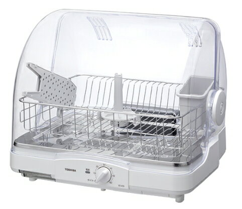 【直送品】東芝 食器乾燥機 VD-V5S-W ホワイト【ヘルシ価格】TOSHIBA 食器乾燥器 6人分 キッチン家電 高温熱風で清潔乾燥 結婚 贈り物 プレゼン...
