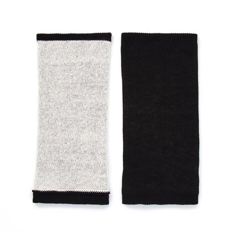 【ヘルシ価格 】肌側シルクレッグカバー 2枚組 ブラック