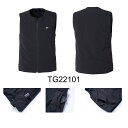 THERMAL GEAR 発熱防寒ベスト ブラック M TG22101/TG22102【ヘルシ価格】発熱防寒ベスト 冬の屋外作業 アウトドア レジャー