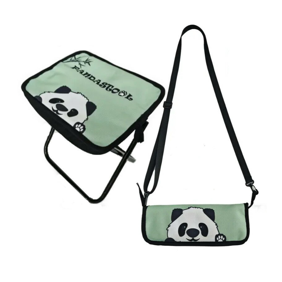 パンダ折り畳みチェア パンダ折り畳みチェア コンパクトチェア バッグとして持ち運べる