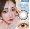 【即納】【ネコポス】LUNA Natural BLB 1day ルナ ナチュラル BLB ワンデー Peach ピーチ【ヘルシ価格】 カラコン コンタクトレンズ 1デイ ワンデイ 度なしコンタクト