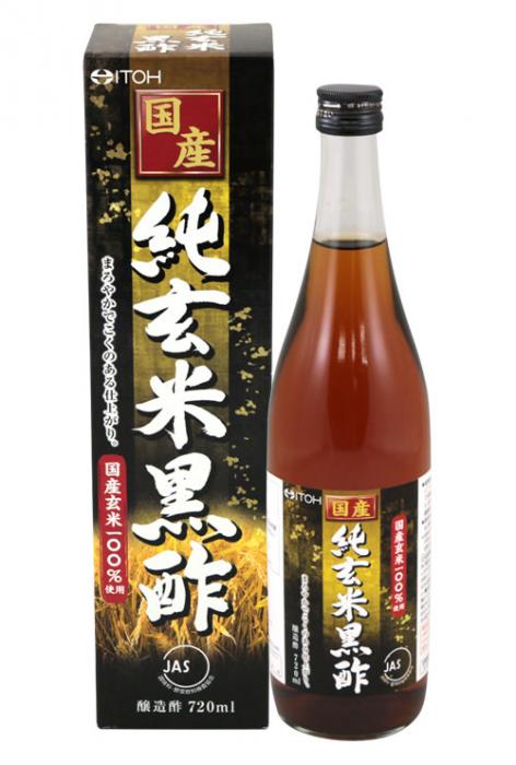 【24個セット】【大感謝価格】国産純玄米黒酢 720ml×24個セット