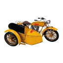 【楽天倉庫直送品】【大感謝価格】ブリキのおもちゃ side car yellow 27527