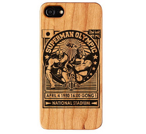 【ネコポスのみ】【大感謝価格 】OD-0453-IP67 iPhone8/7/6s/6対応 ウッドケース WOOD CASE キン肉マン×Gizmobies キン肉マンVSロビンマスク