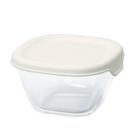 【大感謝価格 】HARIO ハリオ 耐熱ミニ角小鉢4個セット オフホワイト MKK-2012-OW(3)